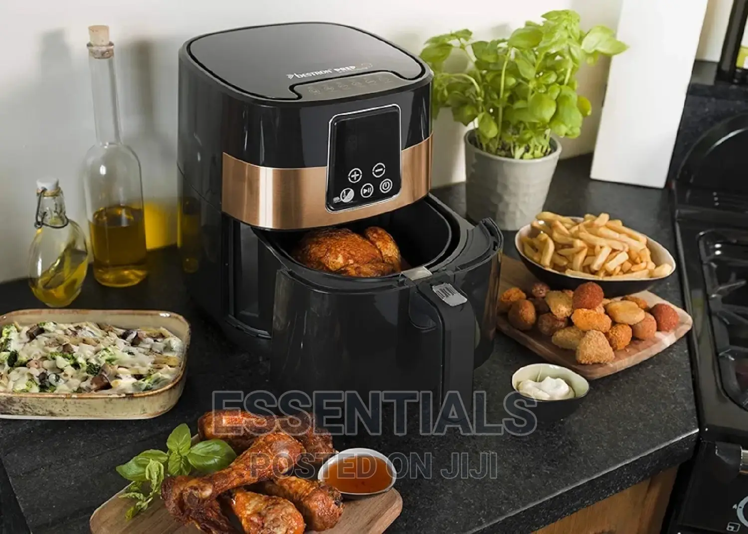 Bestron XXL Digital Hot Air Fryer With Prepair Technology,