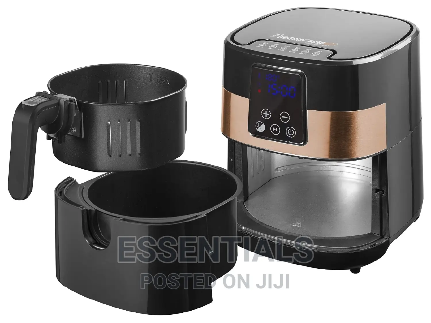 Bestron XXL Digital Hot Air Fryer With Prepair Technology,