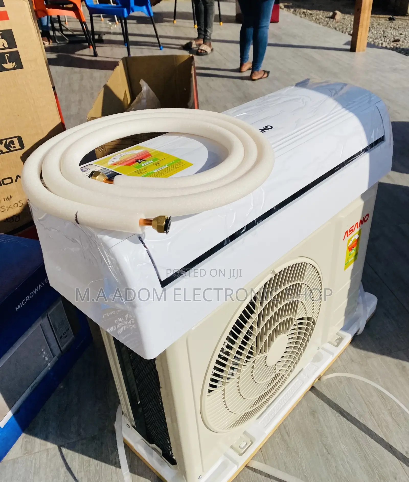 Sealed in Box Asano 1.5hp Split Air Conditioner(White).