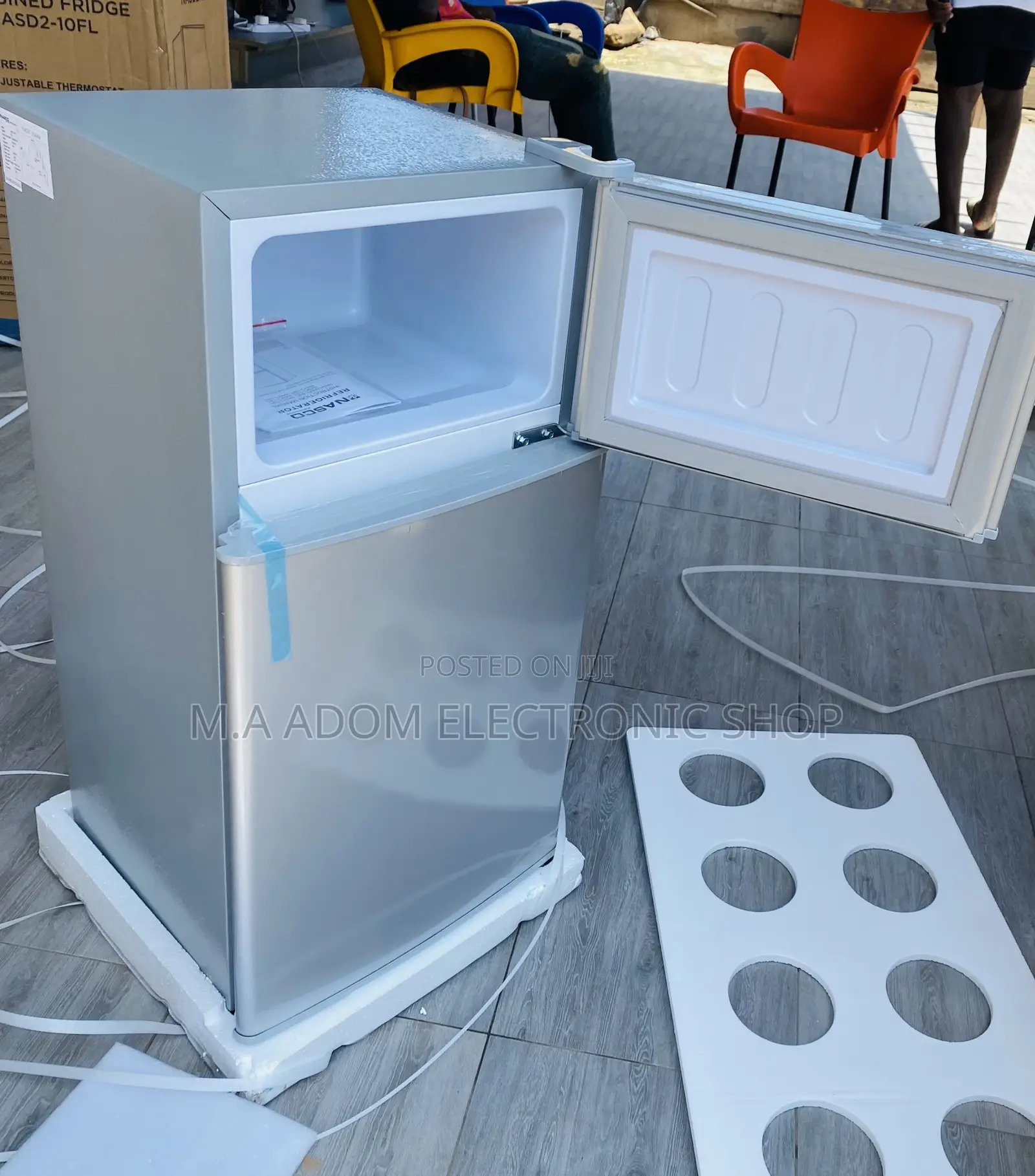 Eco-Friendly Nasco Top Load Refrigerator(Nasf2-10)Silver.