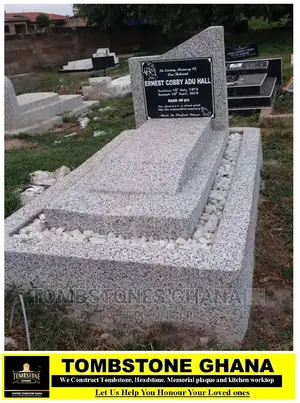 Two Steps Terrazo Tombstone