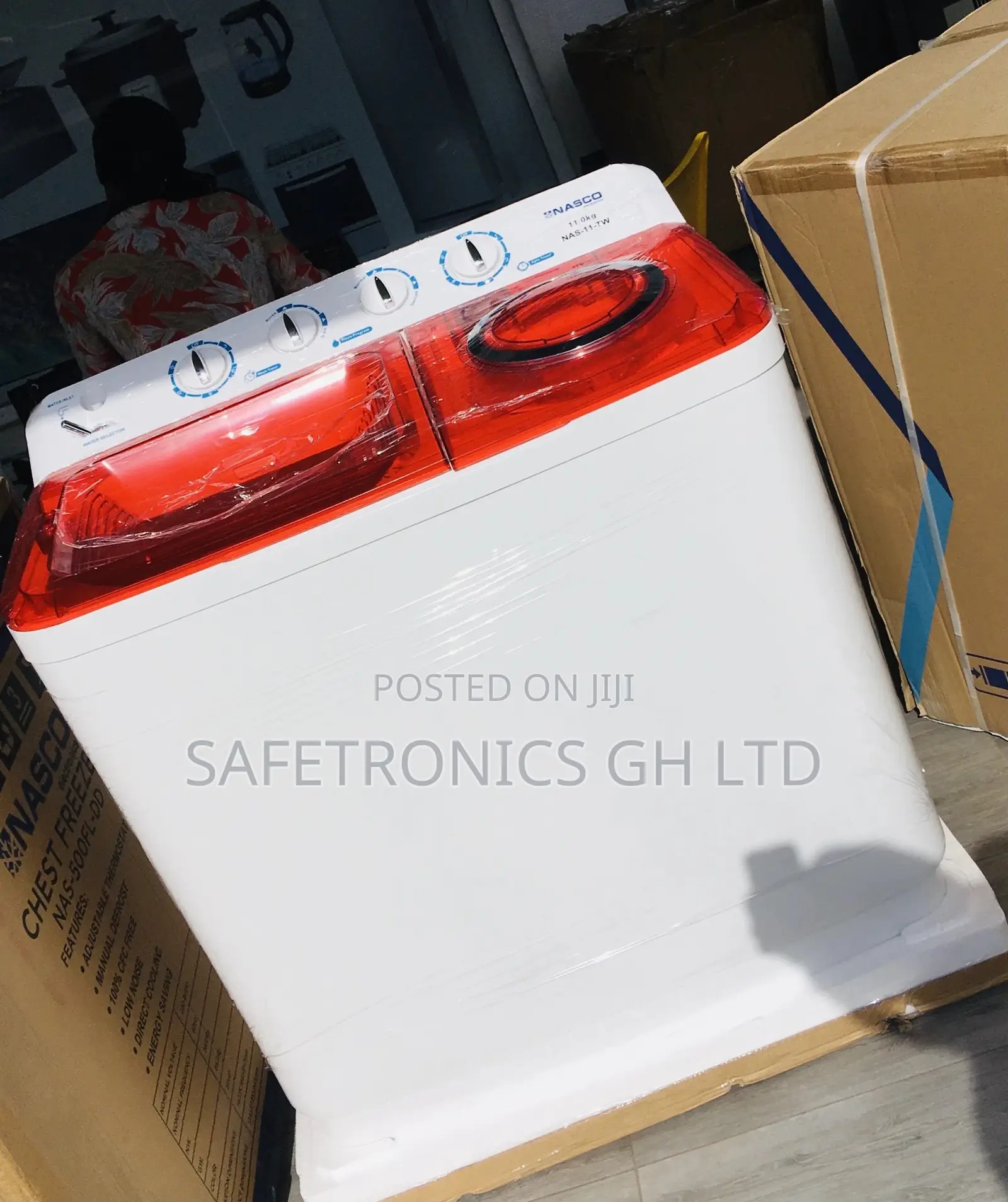 Electric Washingmachine 11kg Topload Nasco Semiautomatic 