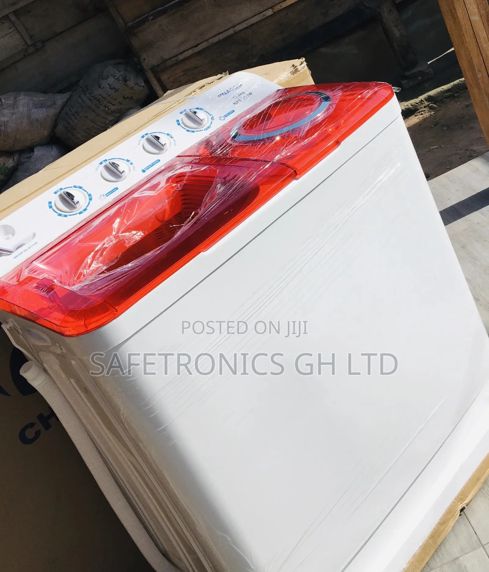 Elegant Topload Nasco 11kg Semiautomatic Washingmachine 