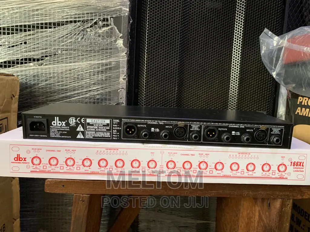 DBX 166xl 2channels Compressor, Limiter and Gate