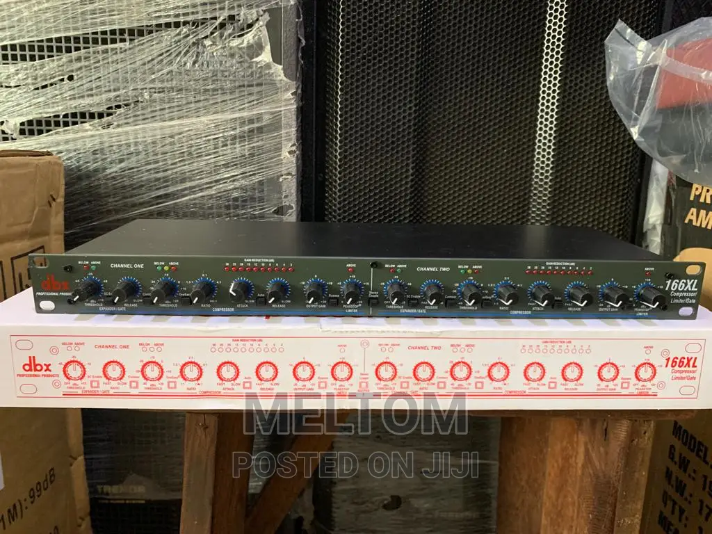 DBX 166xl 2channels Compressor, Limiter and Gate