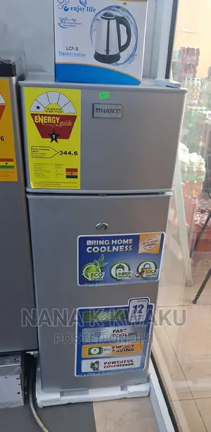 Nasco_85litres Double Door Fridge With Top Freezer