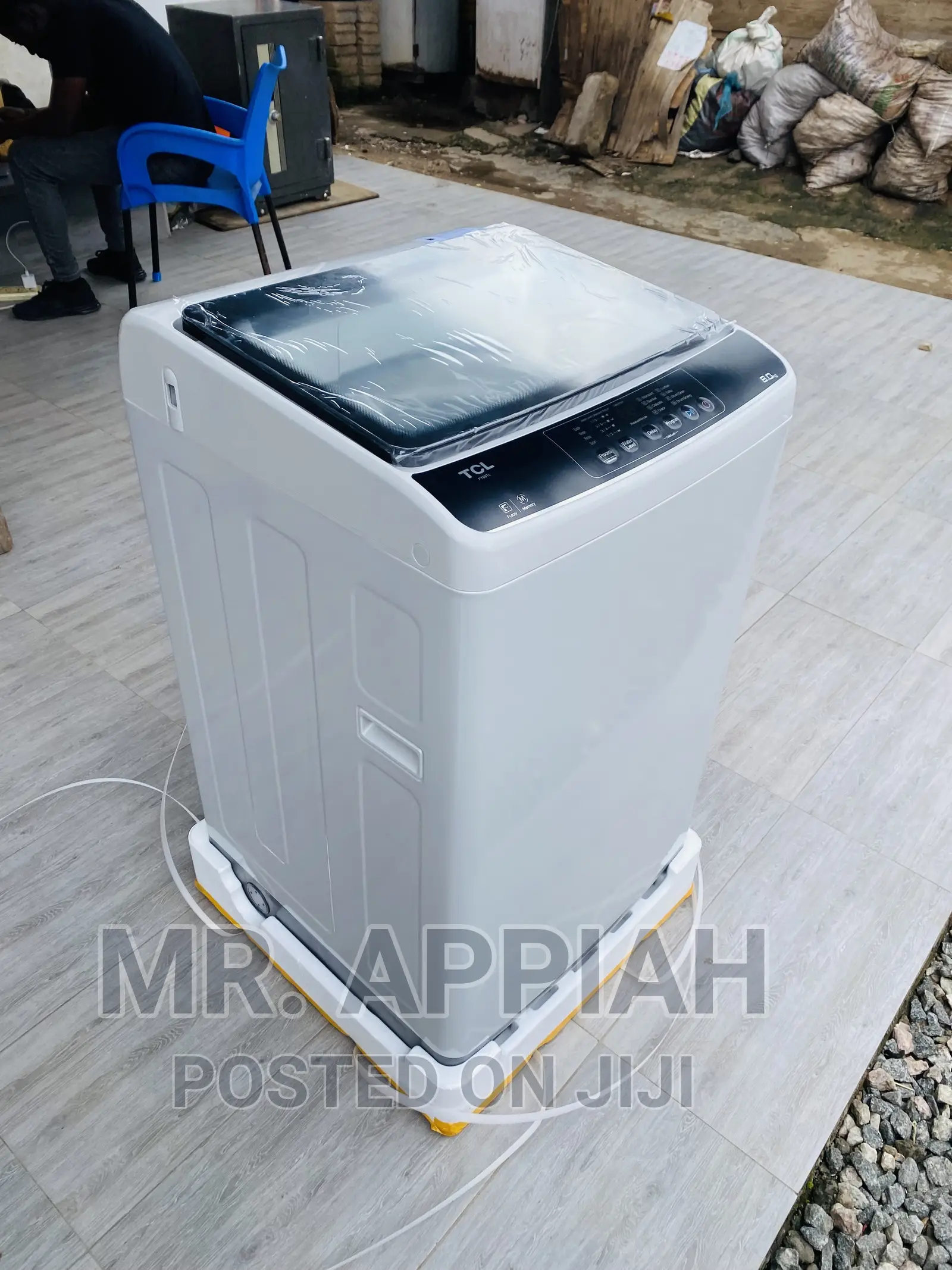 Shop Adorable  TCL 708 TL Top Load Washing Machine(8kg)Gray