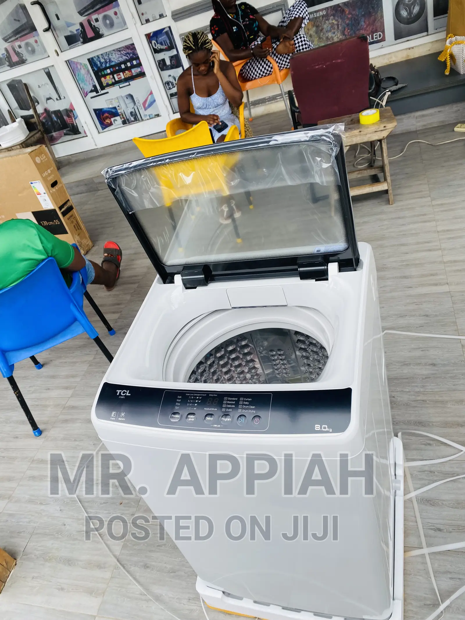 Shop Reliable TCL 8kg Top Load Washing Machine(708 TL)Gray.