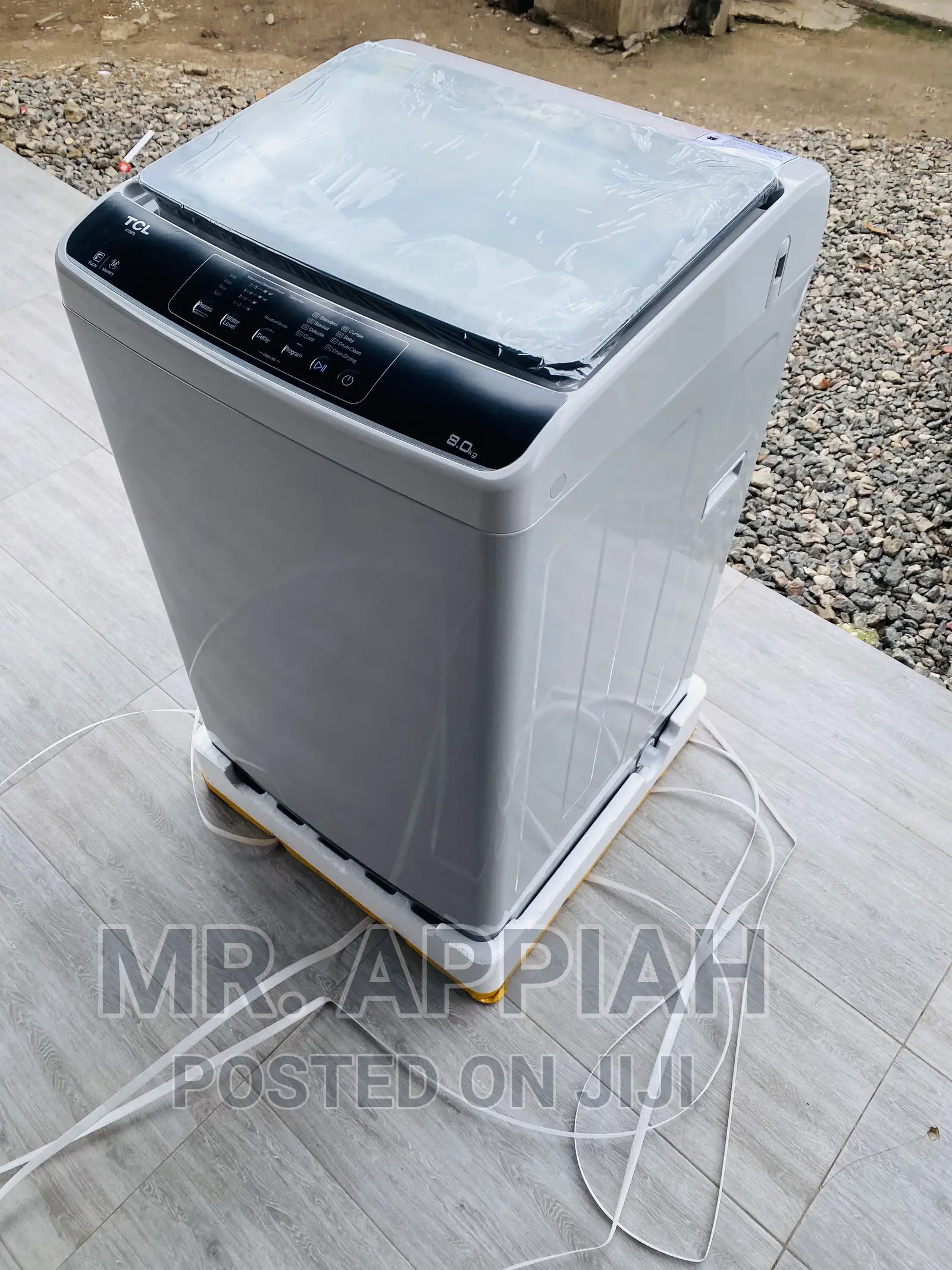 Fabulous TCL 8kg Top Load Washing Machine(Gray)708 TL.