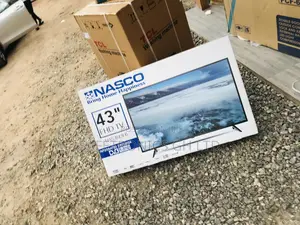 LED Glossy 43 Inches Nasco Digital Satellite Black Tv 