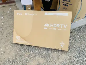 Highly Energy Saving TCL 50p635 50” HDR Google Tv,Black.