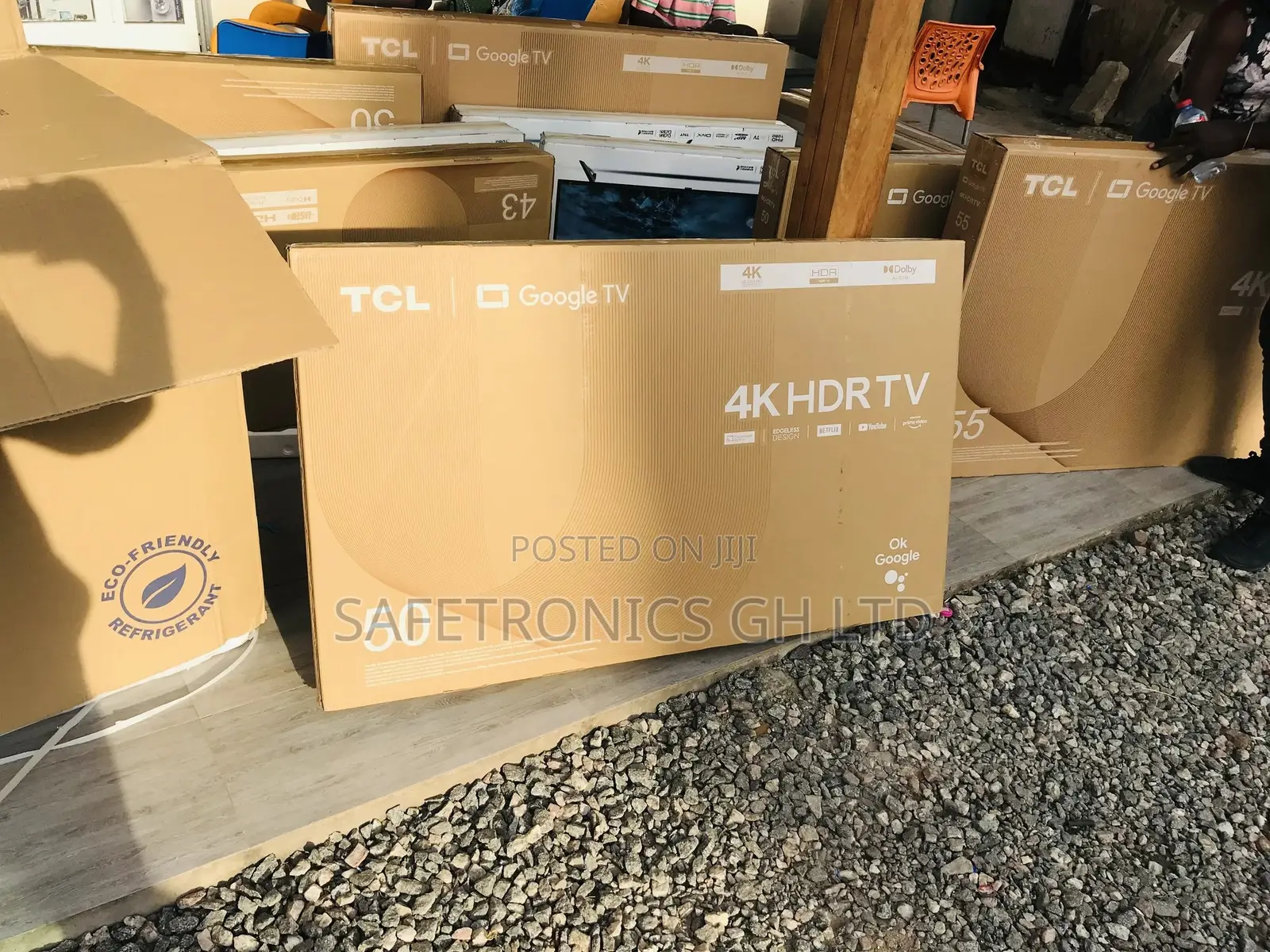 50 Inches Glossy Smart LED Black P635  TCL Electric Tv