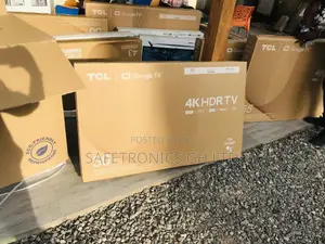 50 Inches Glossy Smart LED Black P635  TCL Electric Tv