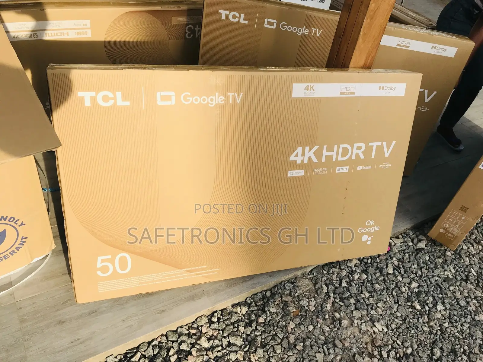 Best Smart TCL 50 Inches Glossy LED P635 Black Tv