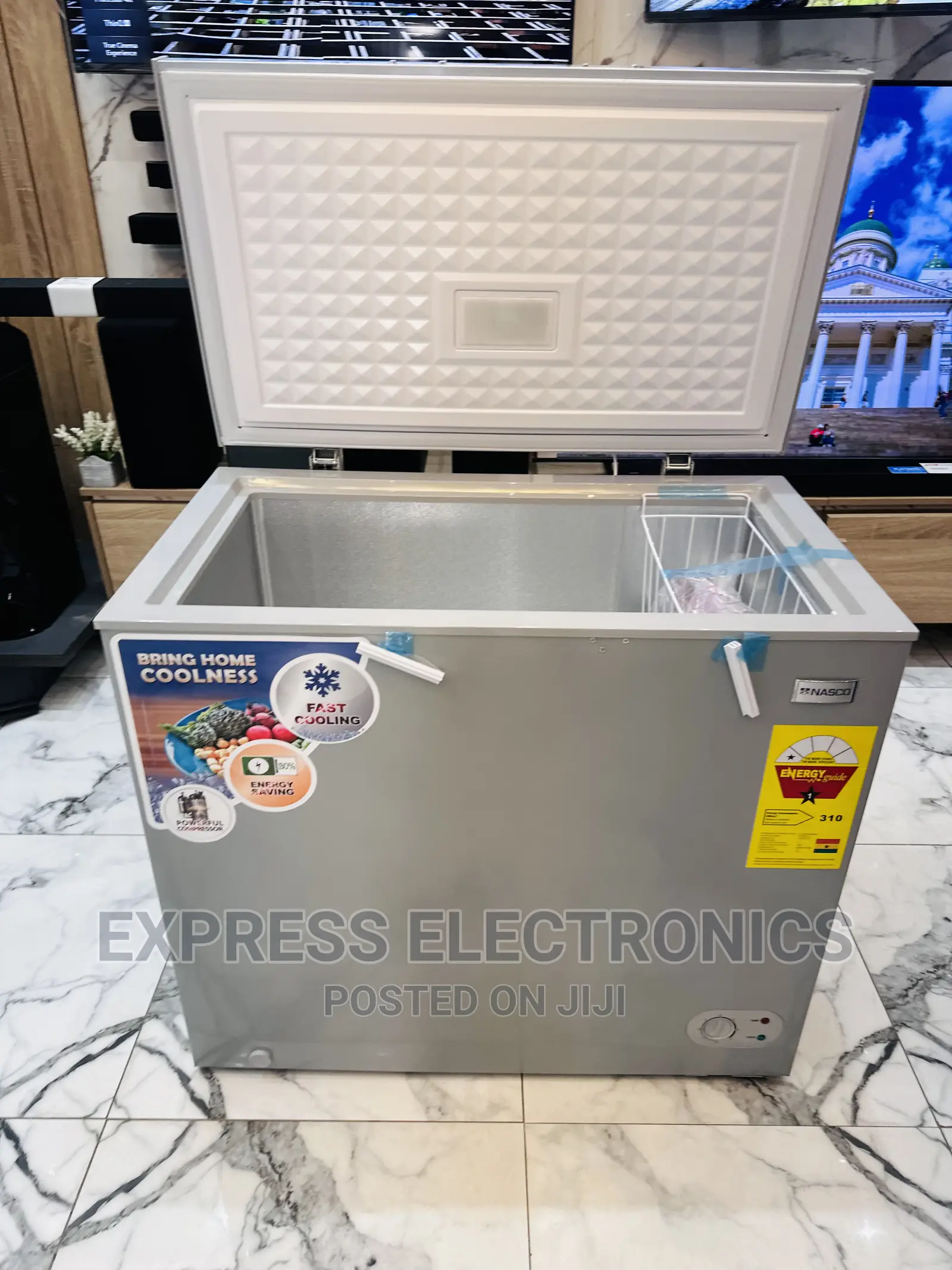 Awesome Sleek Grey Best Nasco 200L Chest Freezer