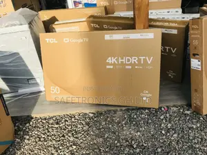 New TCL 50 Inches Glossy LED Black P635 Electric  Tv