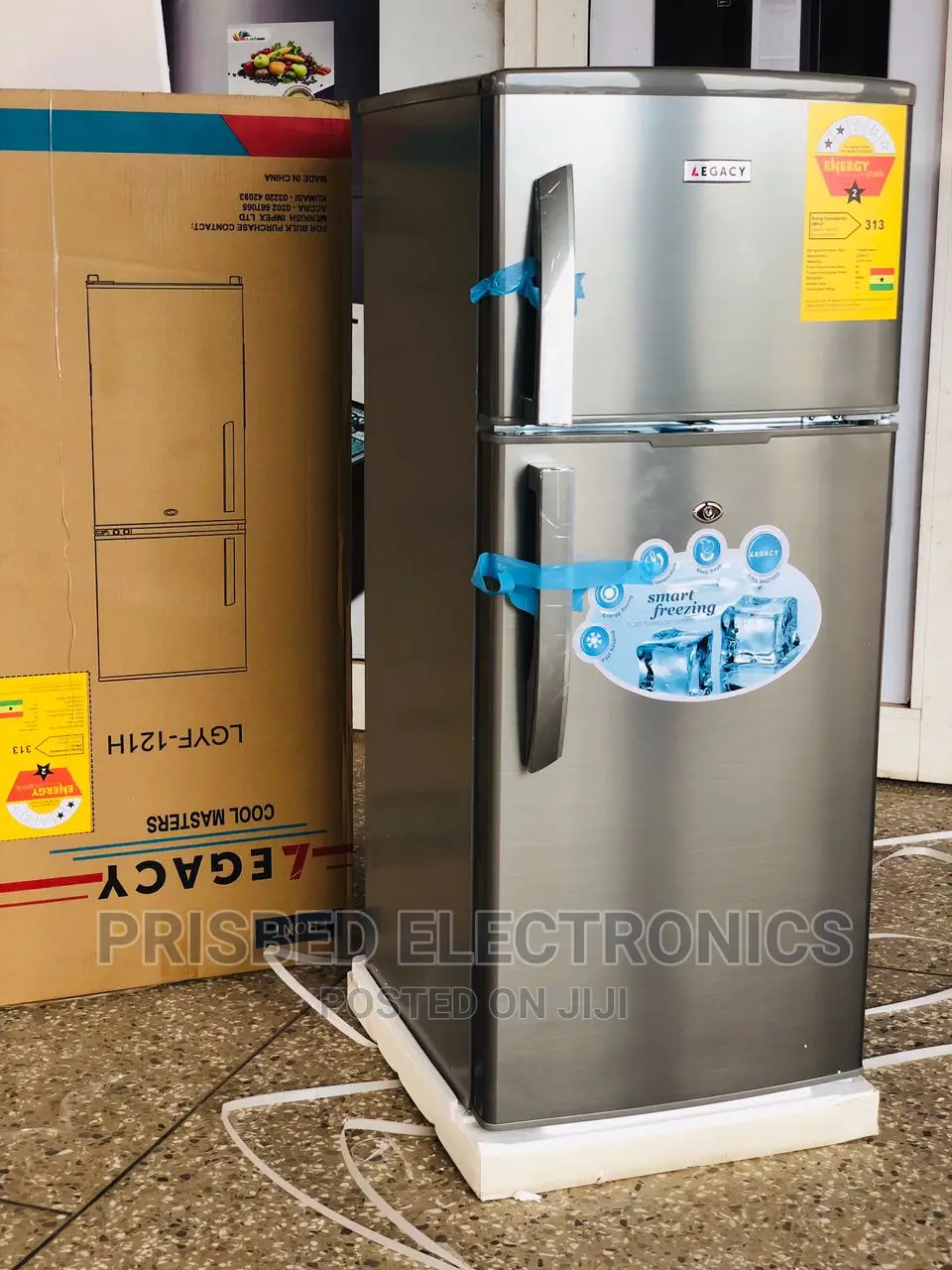 Legacy Double Door Fridge 118 Litres Top Freezer