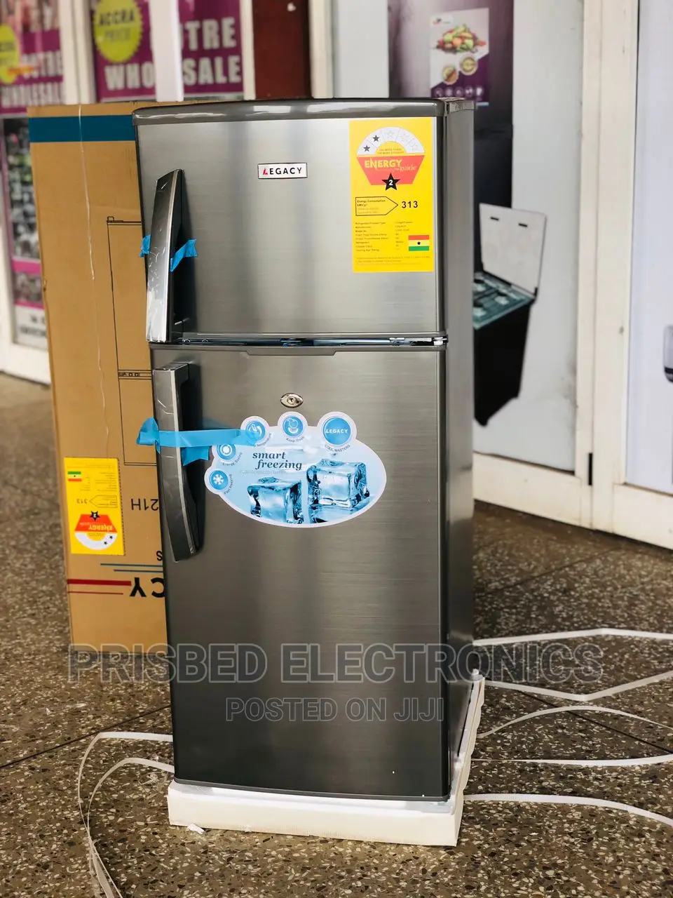 Legacy Double Door Fridge 118 Litres Top Freezer in Achimota Kitchen