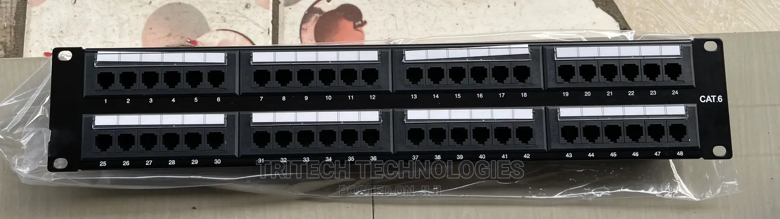 48port Patch Panel Cat6