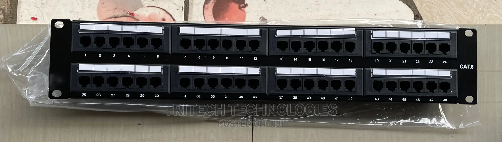 48port Patch Panel Cat6