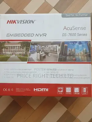 Hikvision Acusense 32 Channel With Poe NVR Ds-7632nxi-/16p L