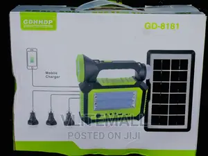 Flashlight With Solar Panel And Lamps (GD-8181)