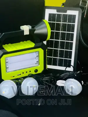 Flashlight With Solar Panel And Lamps (GD-8181)