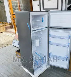 Original Pearl PF-250 Double Door Fridge(205ltr)Gray.