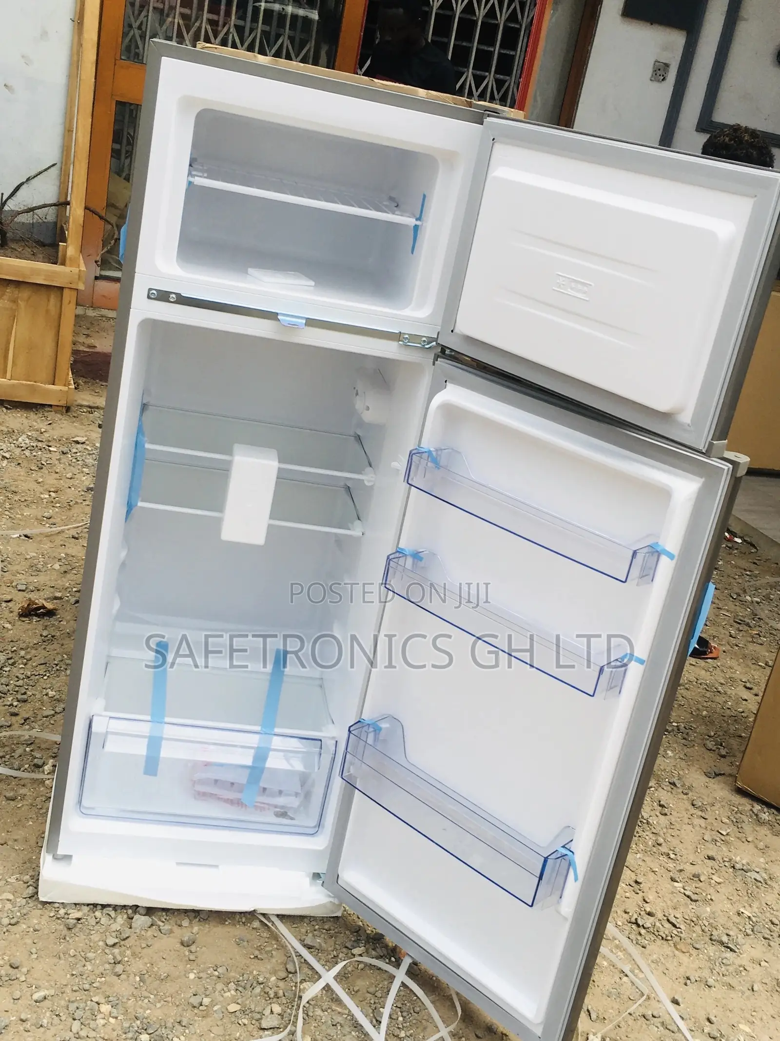  Pearl Topfreezer 205 Liter  PF-250 Doubledoor Gray Fridge