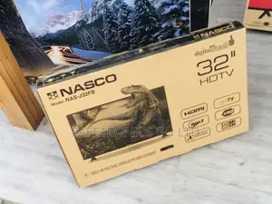 Glossy Digital Satellite 32 Inches Nasco Black LED Tv