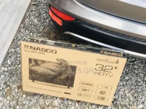 Black Nasco 32 Inches Digital Satellite Glossy LED Tv