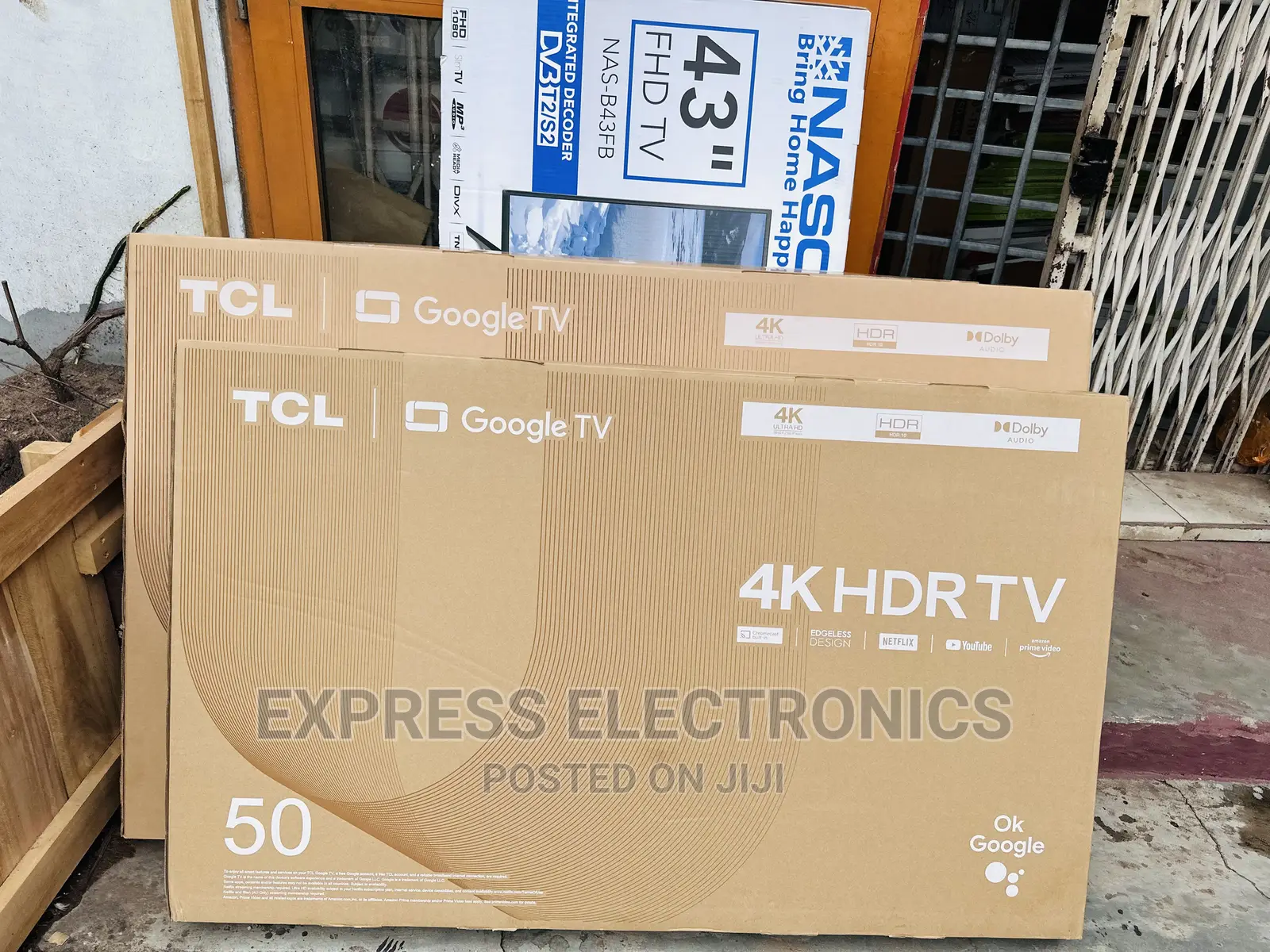 Text Us for Your TCL UHD Smart Glossy 50”P634 Tv 