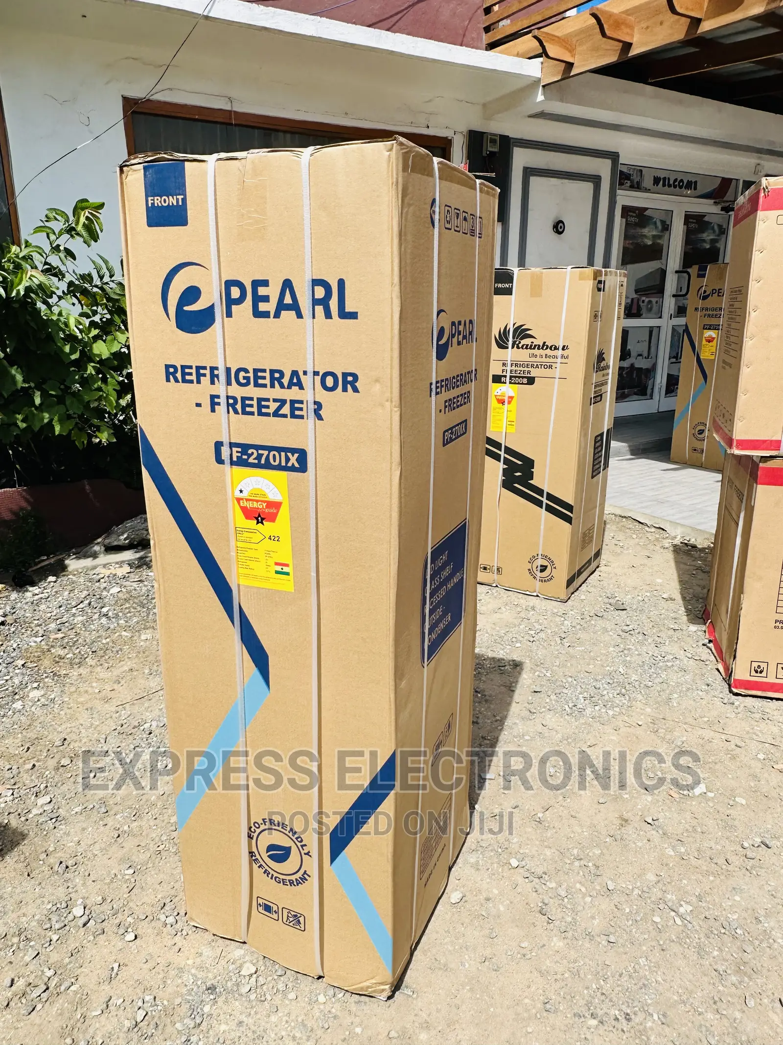 Chill Tech Double Door Fridge Pearl Pf -270 Ix ,166L