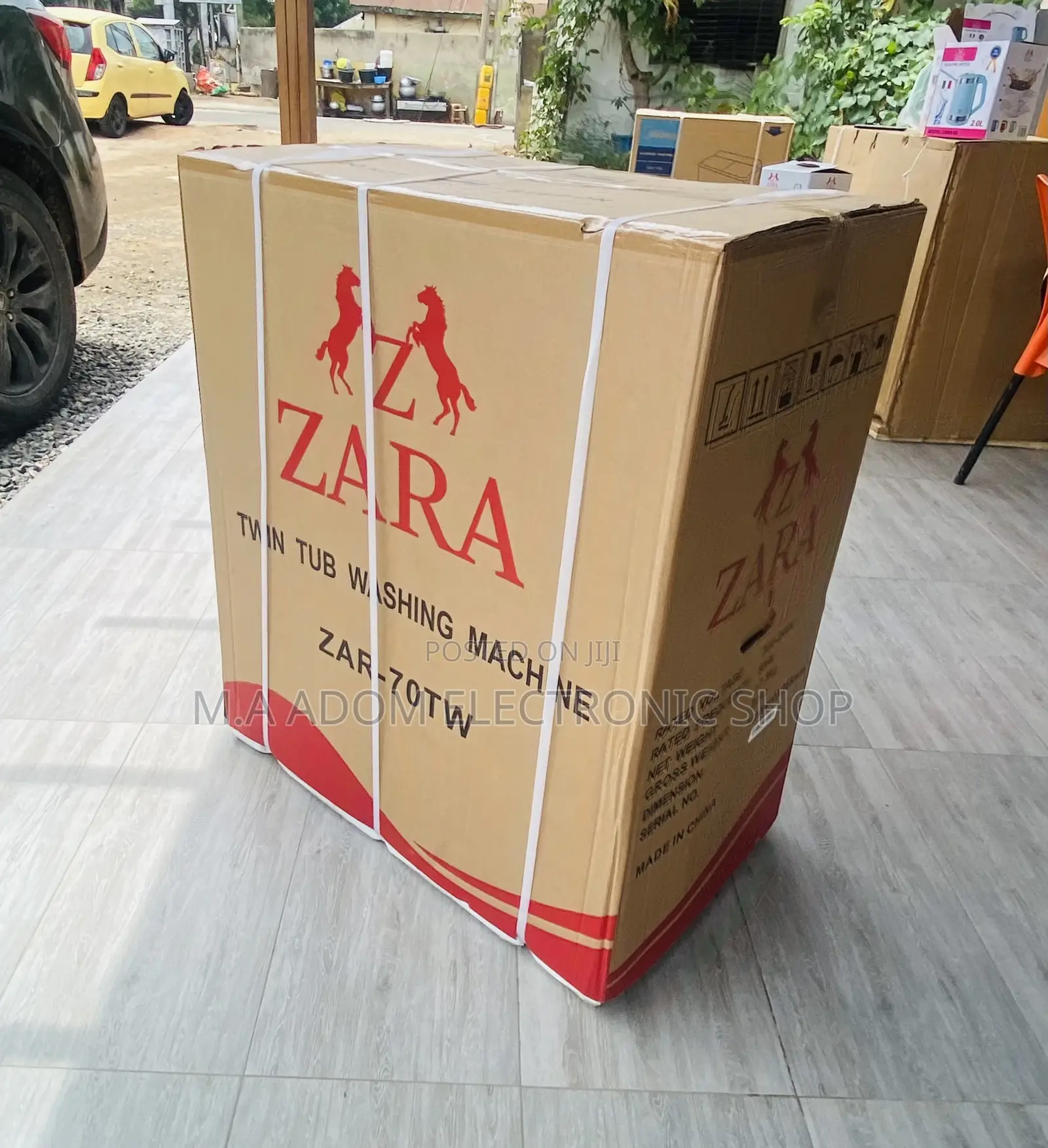 Brand New Zara 7kg Top Load Washing Machine(White).