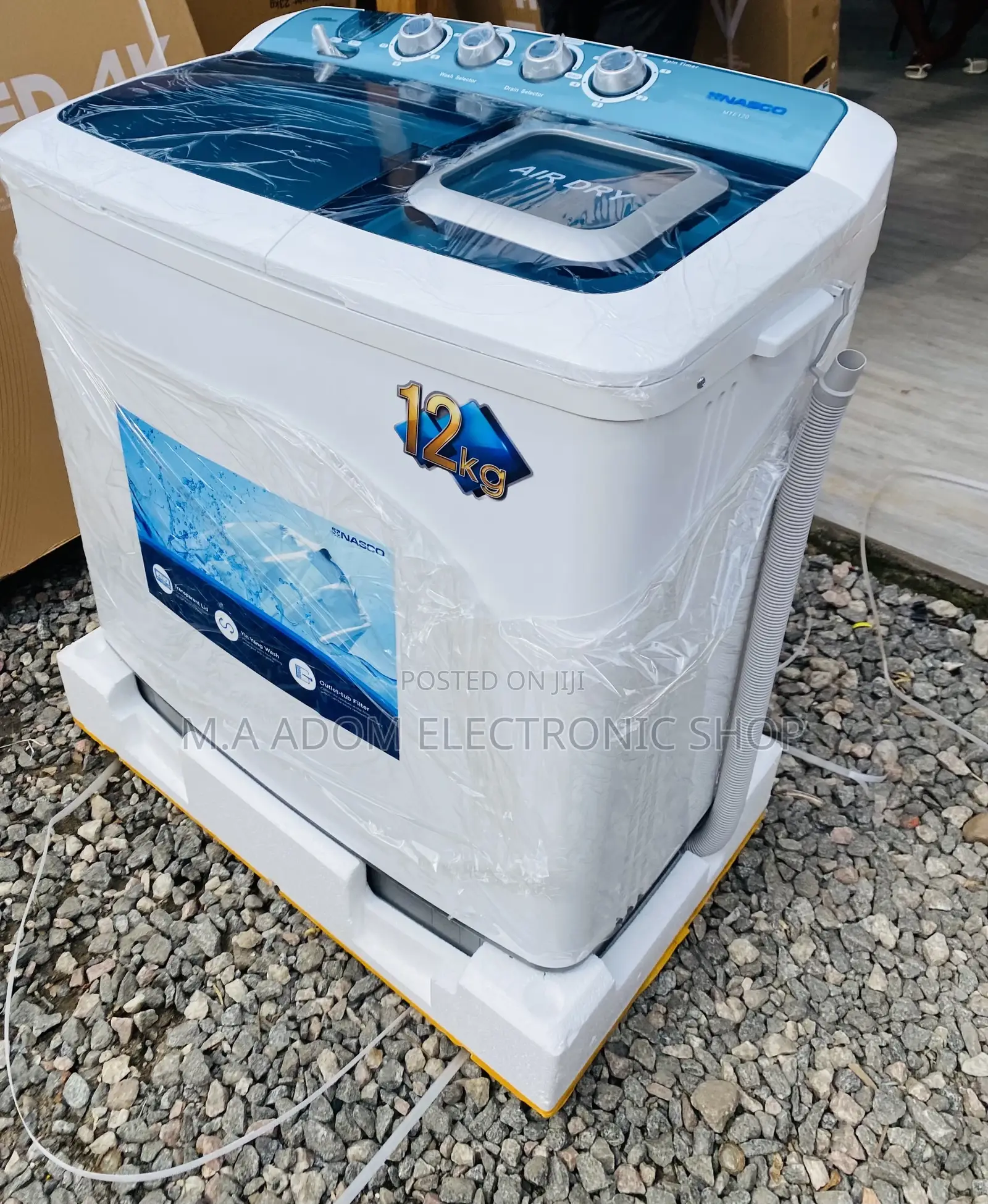 Budget-Friendly Nasco Top Load Washing Machine(12kg) 