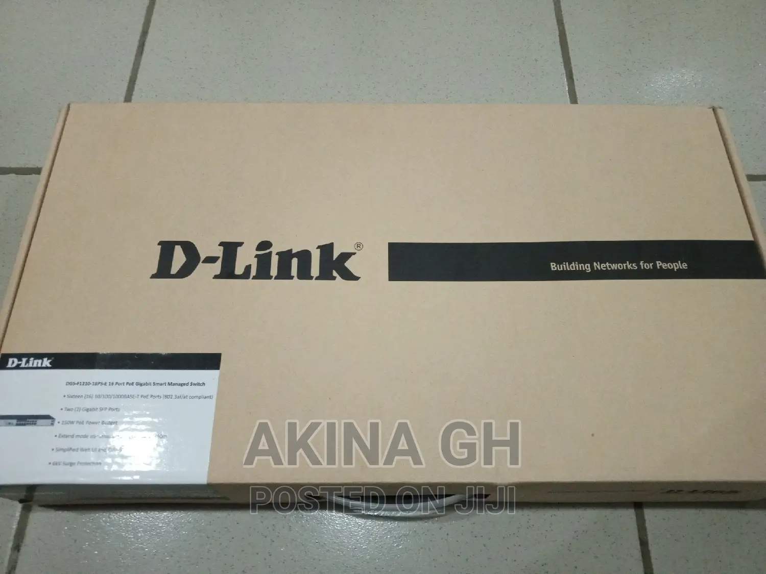 D-Link 16 Port Poe Gigabit Smart Managed Switch DGS-F1210