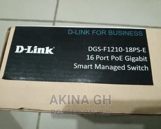 D-Link 16 Port Poe Gigabit Smart Managed Switch DGS-F1210 3