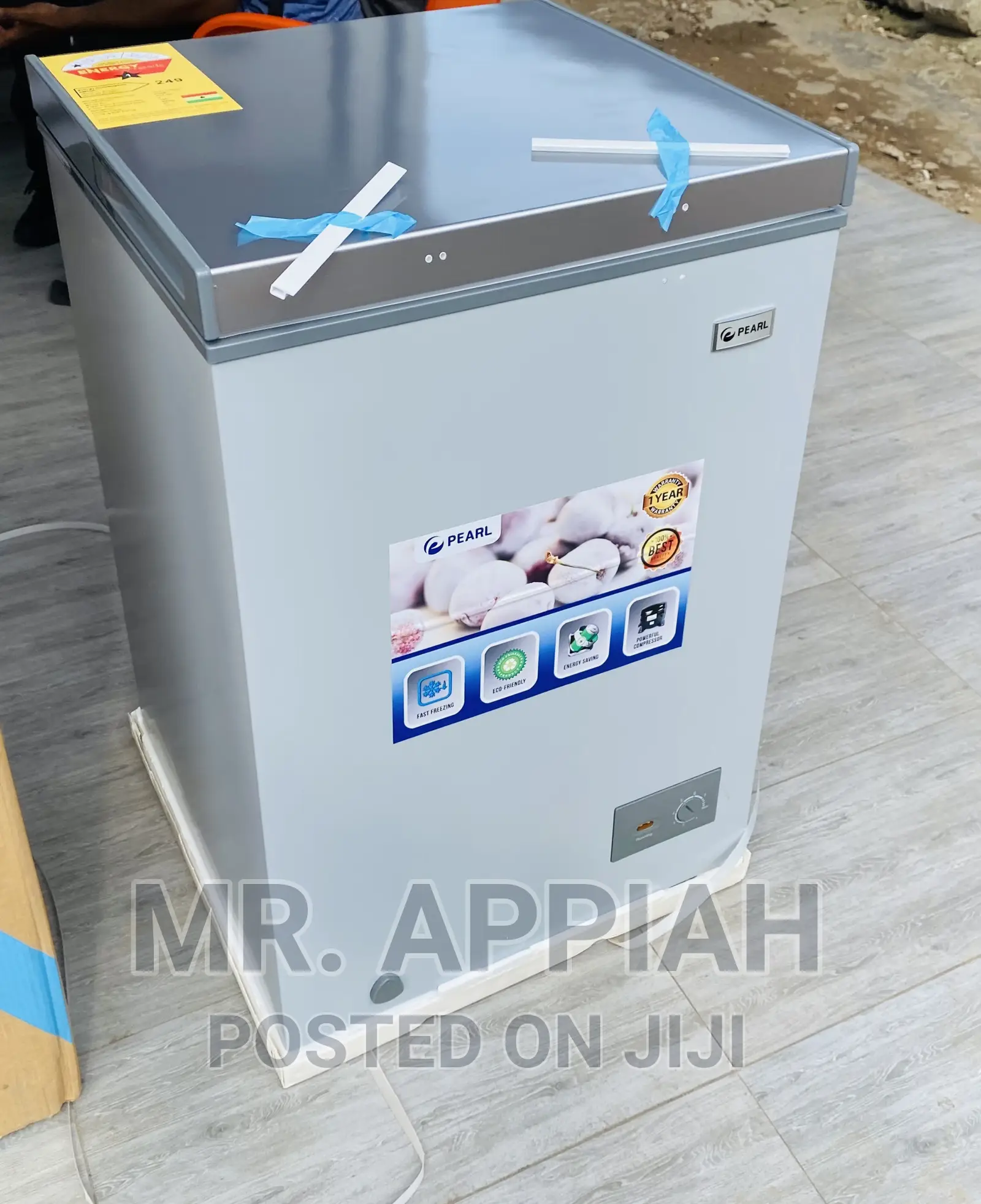 Affordable and Reliable Pearl 100ltr PF-127 Freezer(Gray).