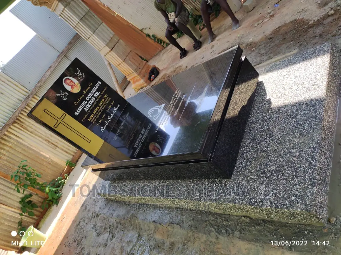 Tombstone Constructed at Koforidua