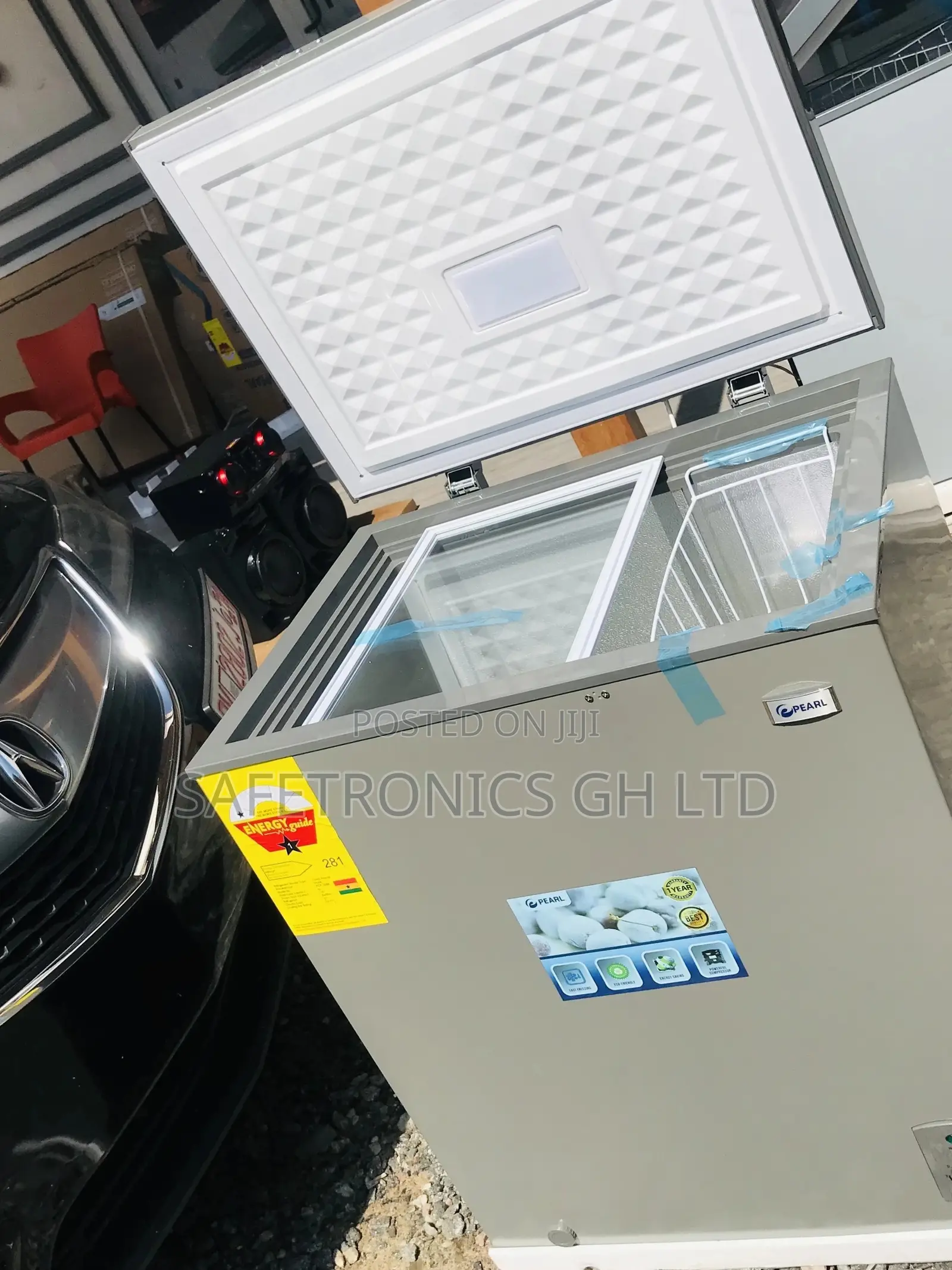 141 Liters Pearl Chestfreezer Singledoor PCF-185 Gray