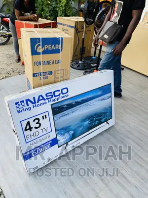 Reliable Nasco 43” Digital Satelite Electric LED Tv(Black).
