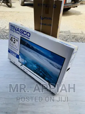 Reliable Nasco 43” Digital Satelite Electric LED Tv(Black).