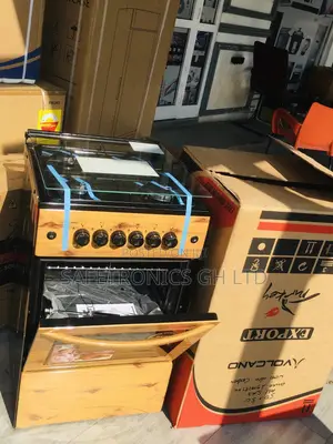 50x50 4 Gas Cooker Oven With Grill Light Wooden