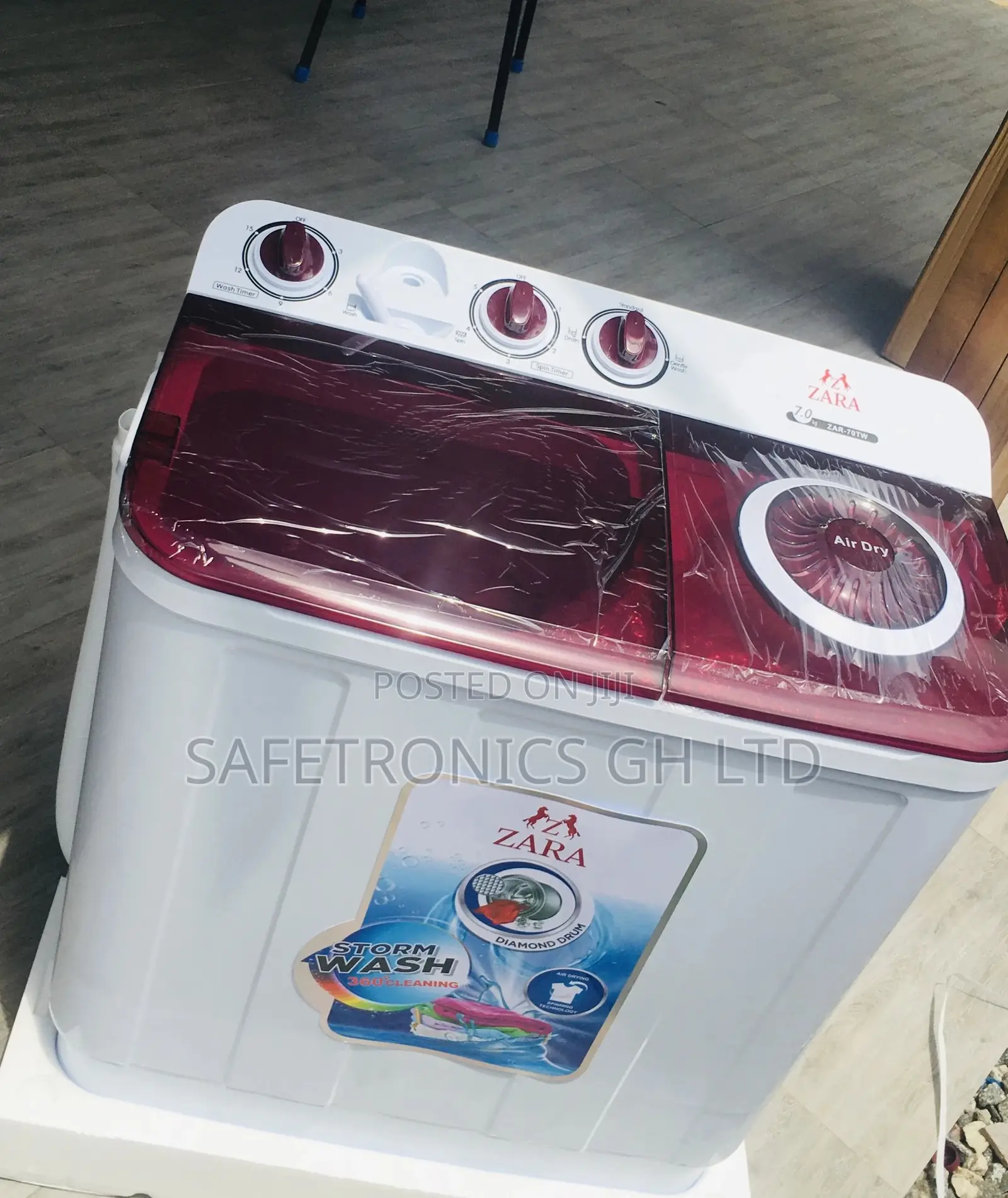 Zara Washingmachine Electric Topload Semiautomatic 7kg 