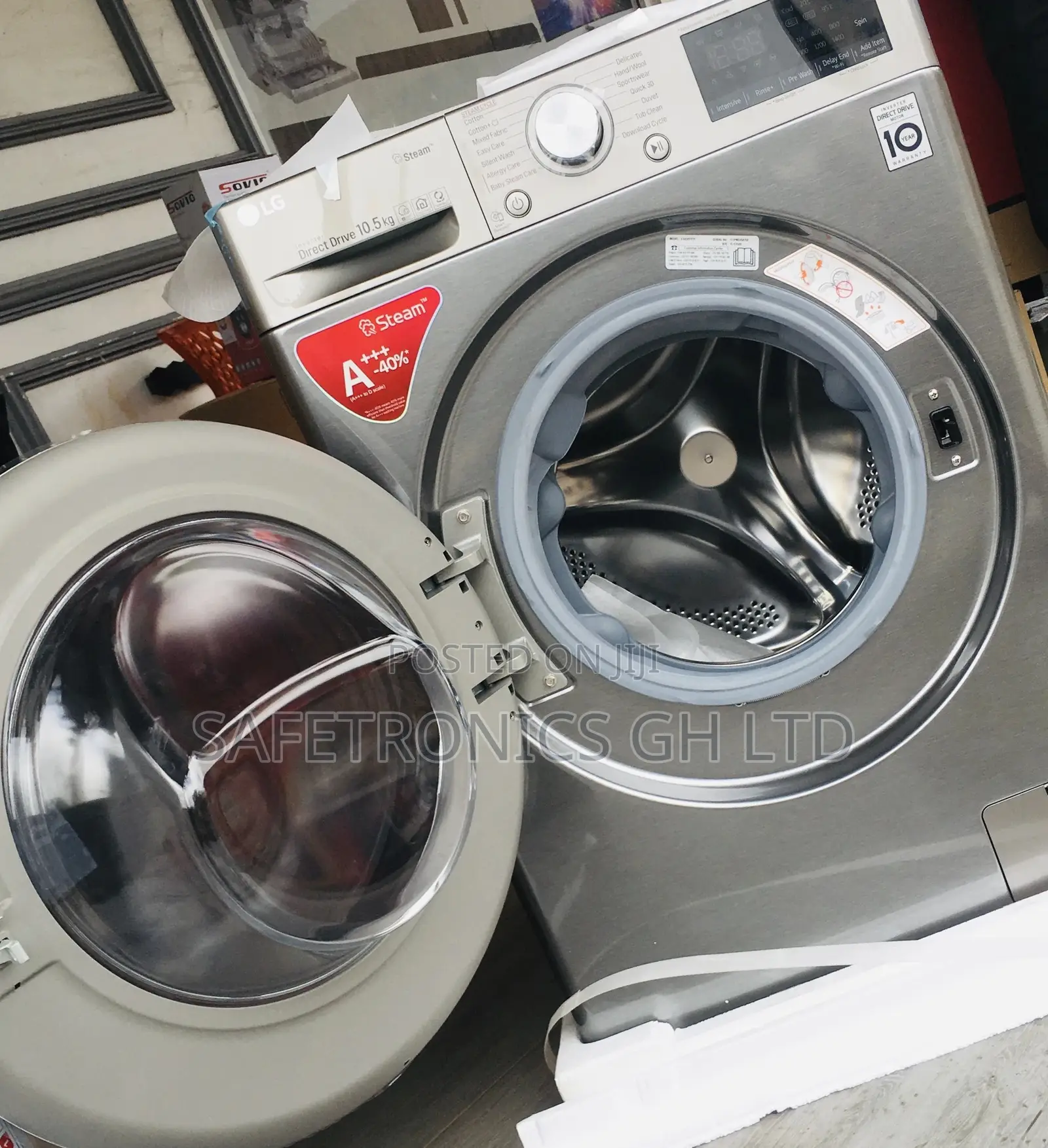 Fullyautomatic Frontload Washingmachine 10.5kg LG Essential