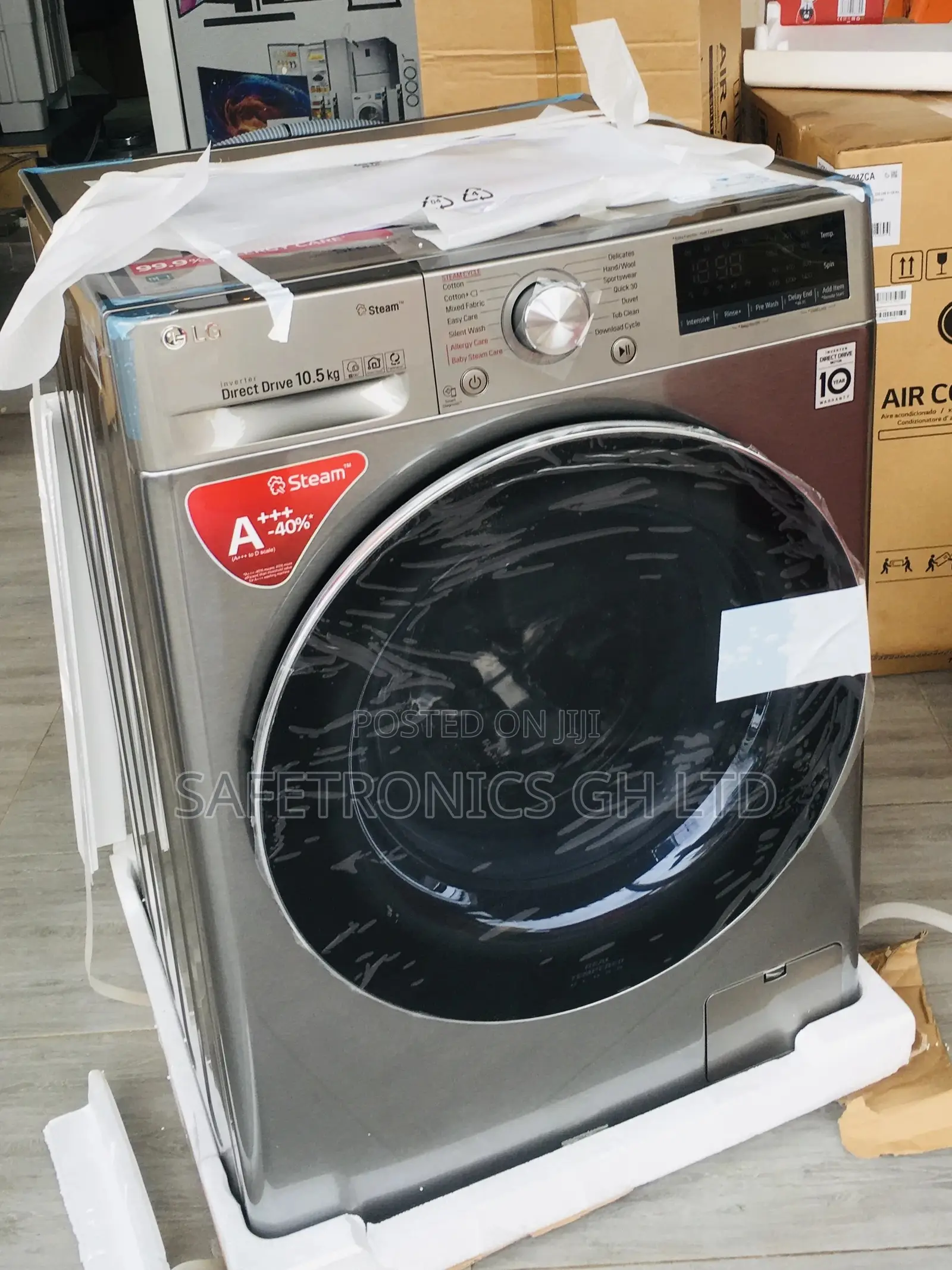 LG Washingmachine Fullyautomatic Frontload 10.5kg Reliable