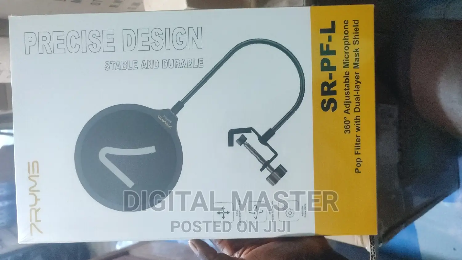 Pop Filter With Dual-Layer Mask Shield
