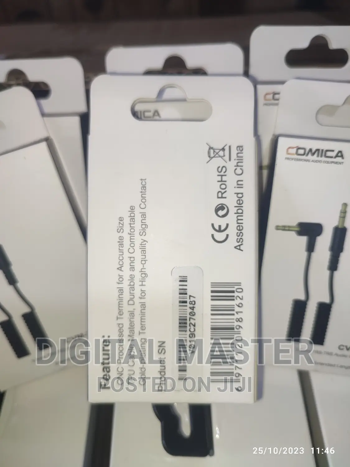3.5mm TRS-TRS Audio Cable for Camera