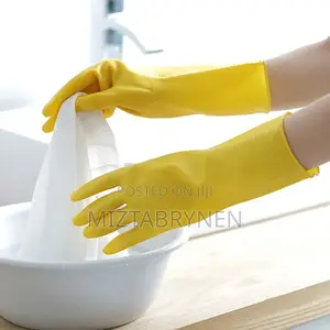 Re-usable Washing Gloves Non-slip Rubber Hand Gloves