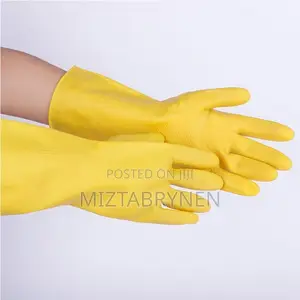 Re-usable Washing Gloves Non-slip Rubber Hand Gloves